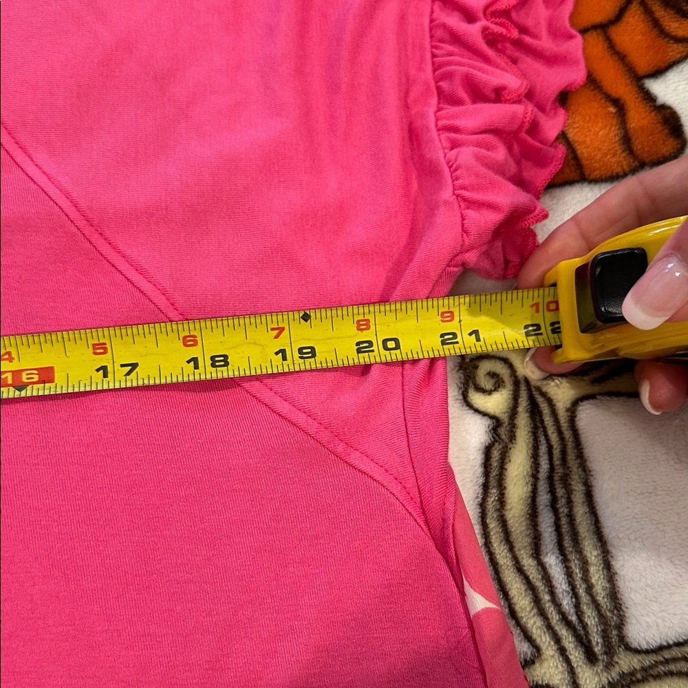 Beeson River Pink Floral Short Sleeve Top - Picture 7 of 9